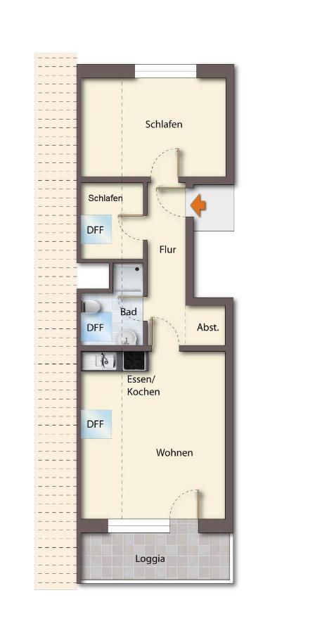 Ferienwohnung Mareike Dornum Bagian luar foto